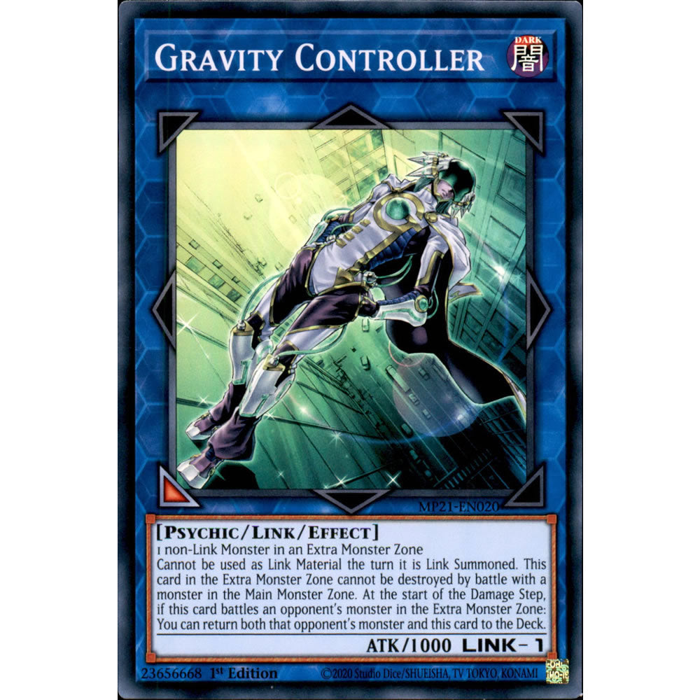 Gravity Controller MP21-EN020 Yu-Gi-Oh! Card from the Mega Tin 2021 Mega Pack Set