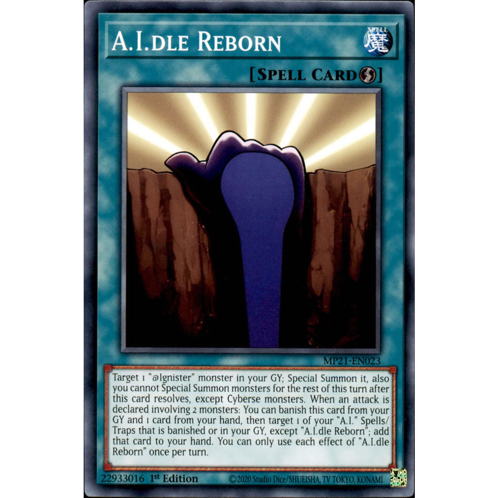 A.I.dle Reborn MP21-EN023 Yu-Gi-Oh! Card from the Mega Tin 2021 Mega Pack Set