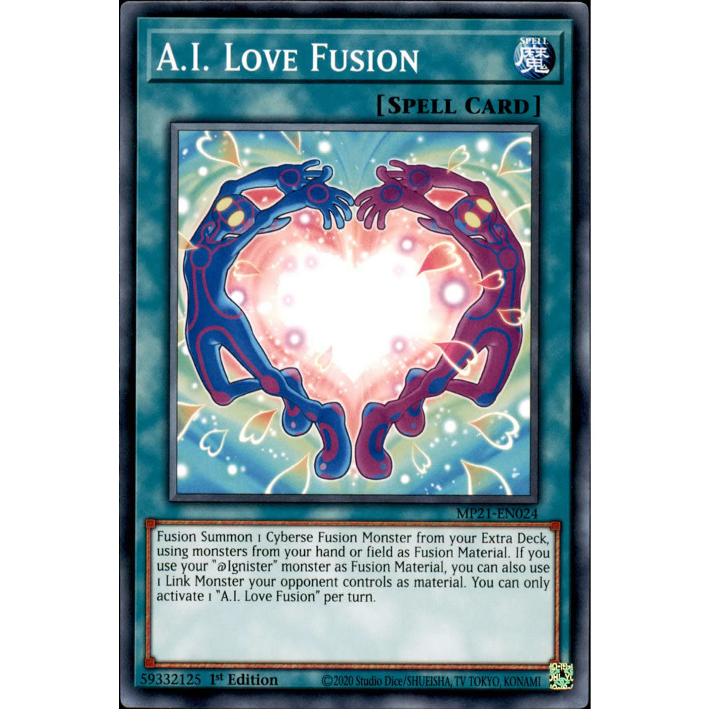 A.I. Love Fusion MP21-EN024 Yu-Gi-Oh! Card from the Mega Tin 2021 Mega Pack Set
