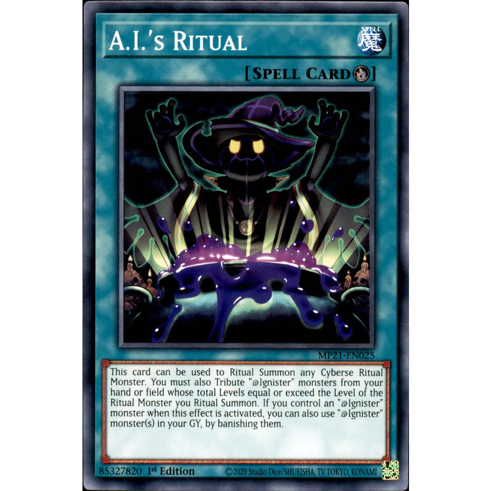A.I.'s Ritual MP21-EN025 Yu-Gi-Oh! Card from the Mega Tin 2021 Mega Pack Set