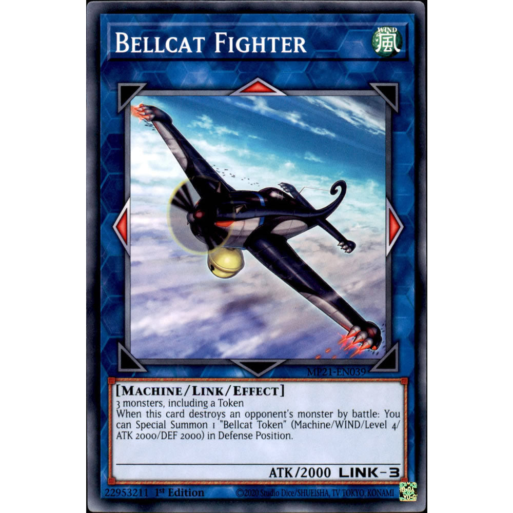Bellcat Fighter MP21-EN039 Yu-Gi-Oh! Card from the Mega Tin 2021 Mega Pack Set