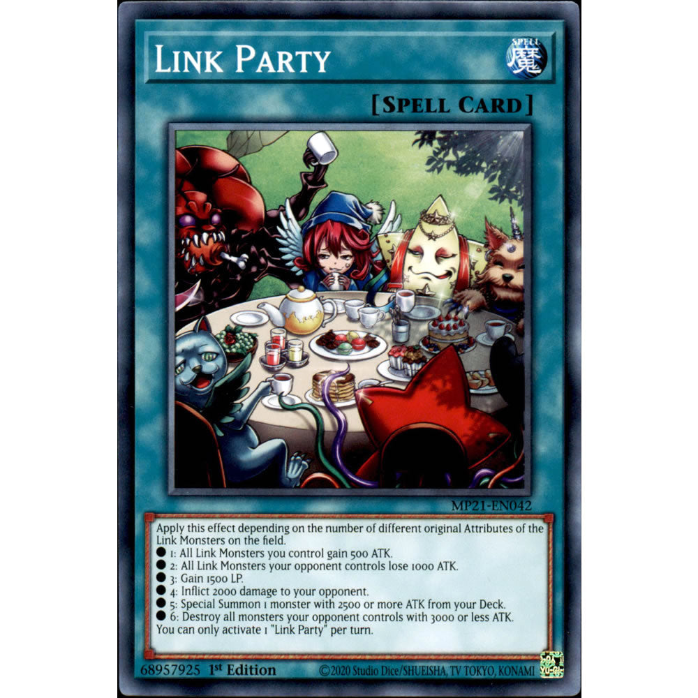 Link Party MP21-EN042 Yu-Gi-Oh! Card from the Mega Tin 2021 Mega Pack Set
