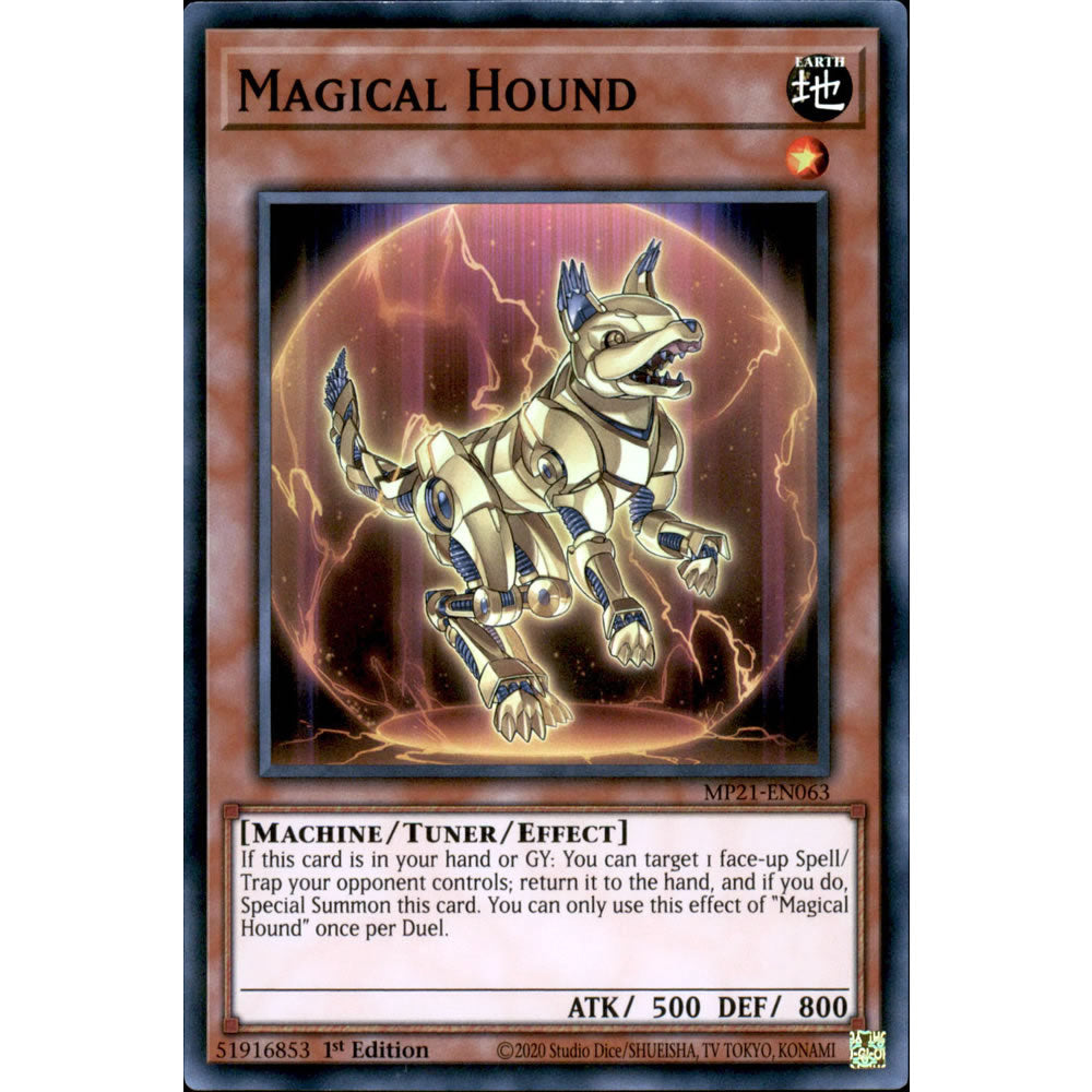 Magical Hound MP21-EN063 Yu-Gi-Oh! Card from the Mega Tin 2021 Mega Pack Set