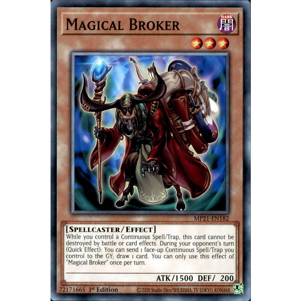 Magical Broker MP21-EN182 Yu-Gi-Oh! Card from the Mega Tin 2021 Mega Pack Set