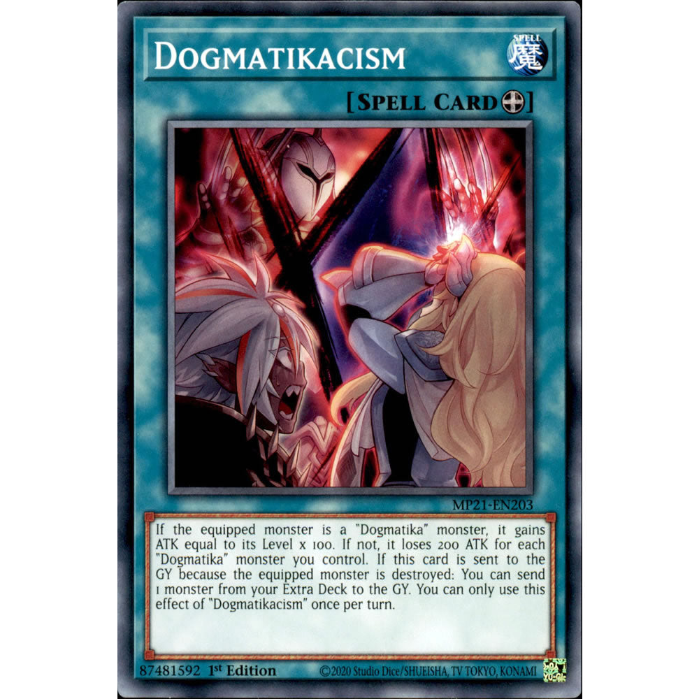 Dogmatikacism MP21-EN203 Yu-Gi-Oh! Card from the Mega Tin 2021 Mega Pack Set