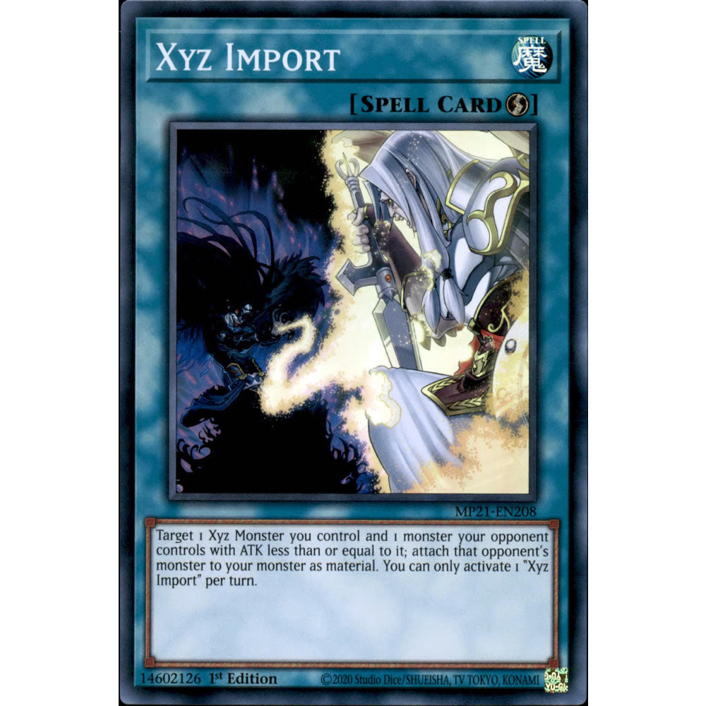 Xyz Import MP21-EN208 Yu-Gi-Oh! Card from the Mega Tin 2021 Mega Pack Set