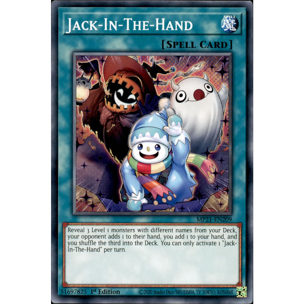 Jack-In-The-Hand MP21-EN209 Yu-Gi-Oh! Card from the Mega Tin 2021 Mega Pack Set