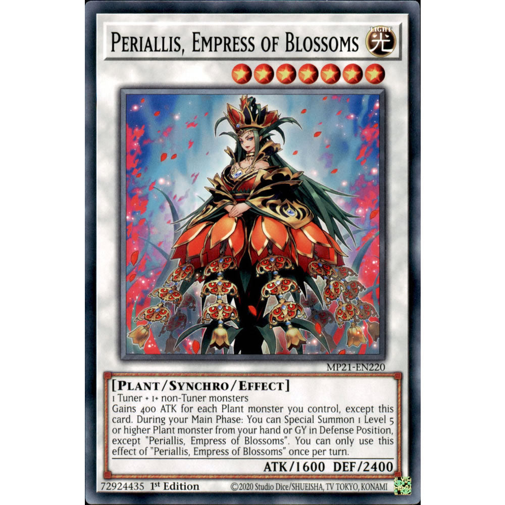 Periallis, Empress of Blossoms MP21-EN220 Yu-Gi-Oh! Card from the Mega Tin 2021 Mega Pack Set