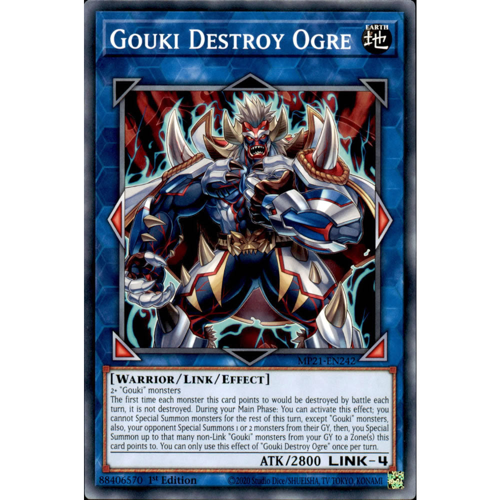 Gouki Destroy Ogre MP21-EN242 Yu-Gi-Oh! Card from the Mega Tin 2021 Mega Pack Set