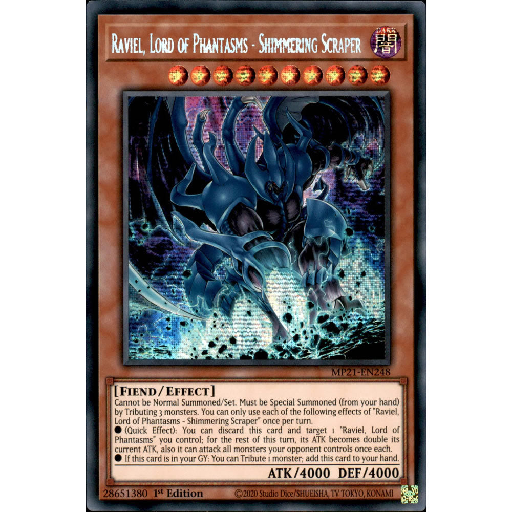 Raviel, Lord of Phantasms - Shimmering Scraper MP21-EN248 Yu-Gi-Oh! Card from the Mega Tin 2021 Mega Pack Set