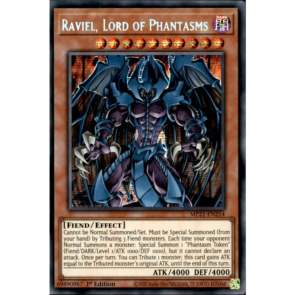 Raviel, Lord of Phantasms MP21-EN254 Yu-Gi-Oh! Card from the Mega Tin 2021 Mega Pack Set
