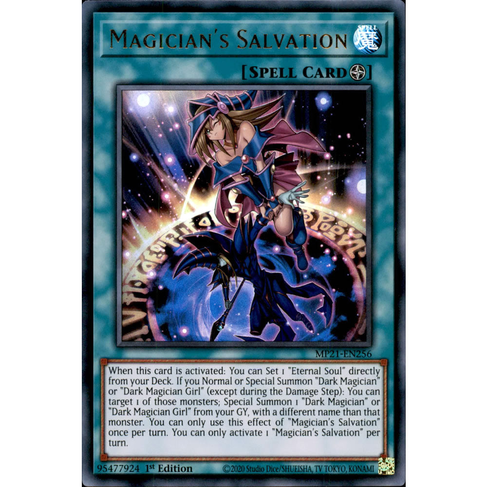 Magician's Salvation MP21-EN256 Yu-Gi-Oh! Card from the Mega Tin 2021 Mega Pack Set