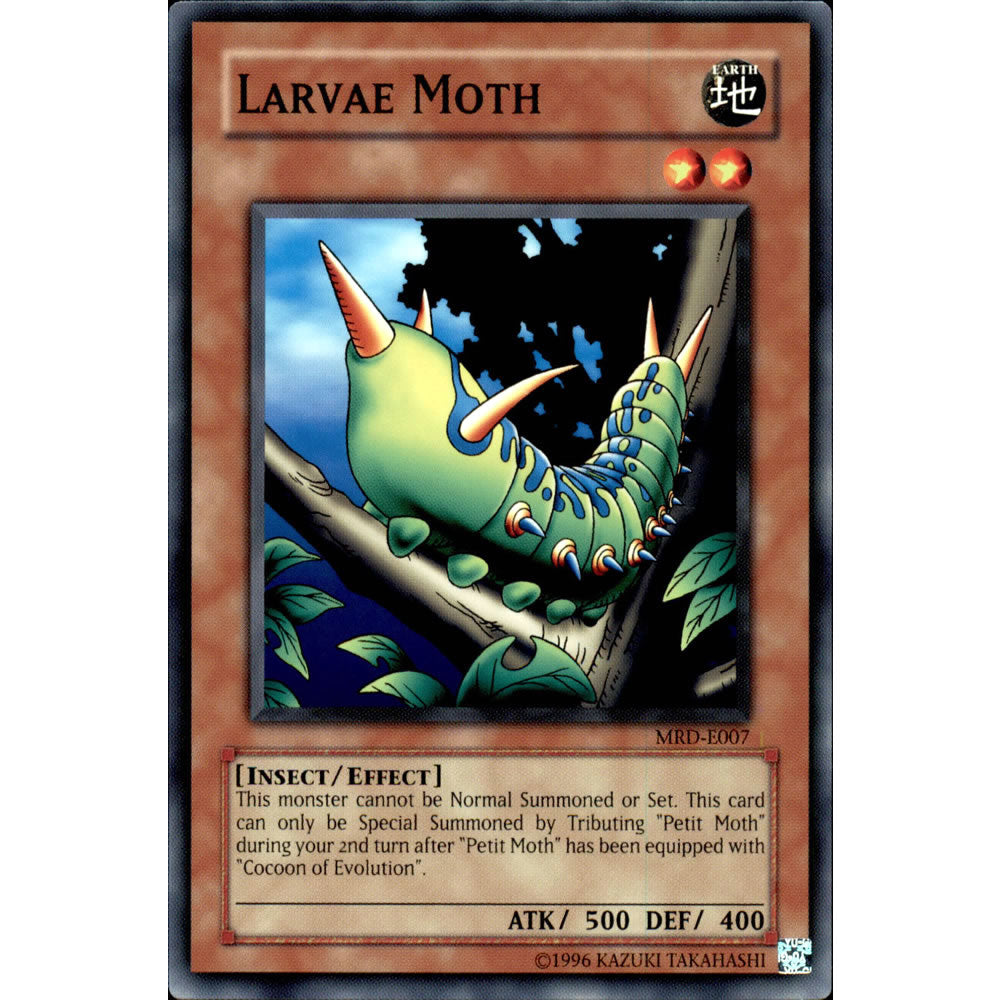 Larvae Moth MRD-007 Yu-Gi-Oh! Card from the Metal Raiders Set