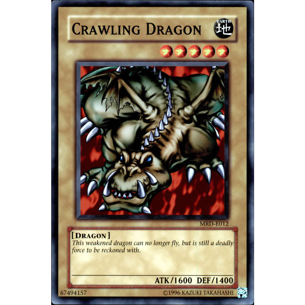 Crawling Dragon MRD-012 Yu-Gi-Oh! Card from the Metal Raiders Set