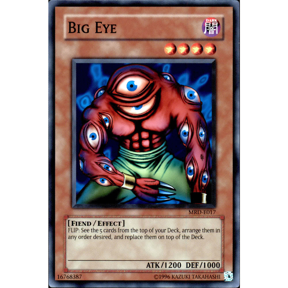 Big Eye MRD-017 Yu-Gi-Oh! Card from the Metal Raiders Set