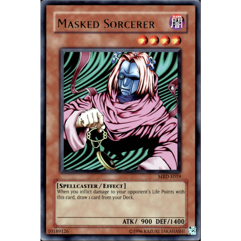 Masked Sorcerer MRD-019 Yu-Gi-Oh! Card from the Metal Raiders Set