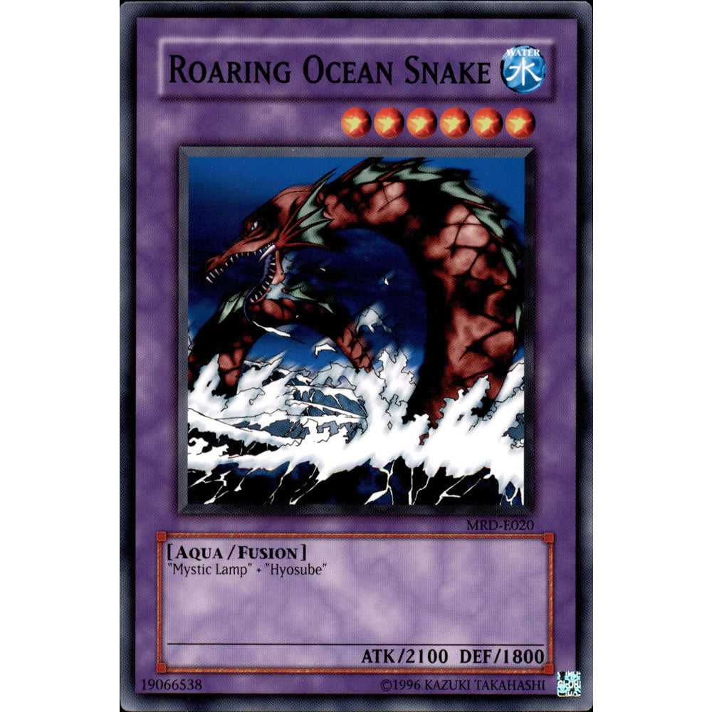 Roaring Ocean Snake MRD-020 Yu-Gi-Oh! Card from the Metal Raiders Set