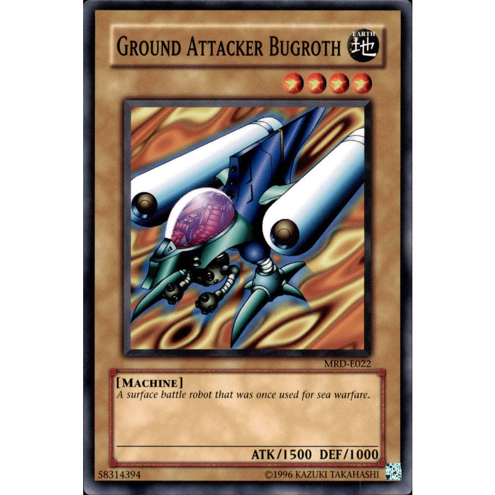Ground Attacker Bugroth MRD-022 Yu-Gi-Oh! Card from the Metal Raiders Set