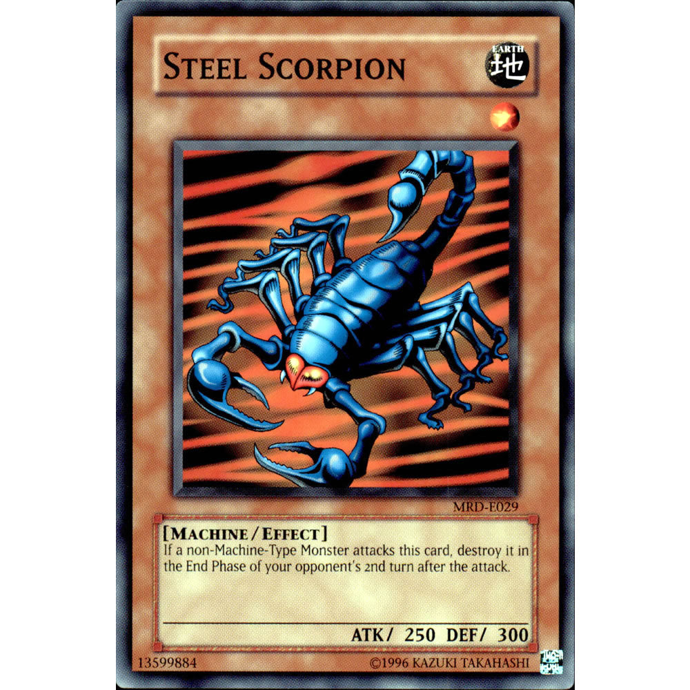 Steel Scorpion MRD-029 Yu-Gi-Oh! Card from the Metal Raiders Set