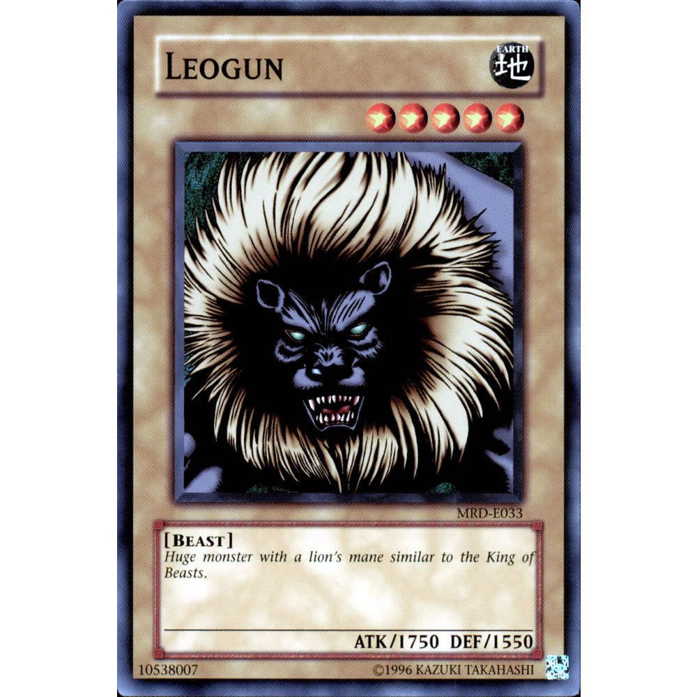 Leogun MRD-033 Yu-Gi-Oh! Card from the Metal Raiders Set