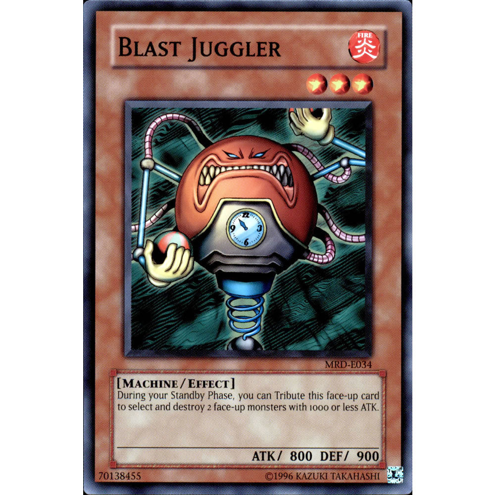Blast Juggler MRD-034 Yu-Gi-Oh! Card from the Metal Raiders Set