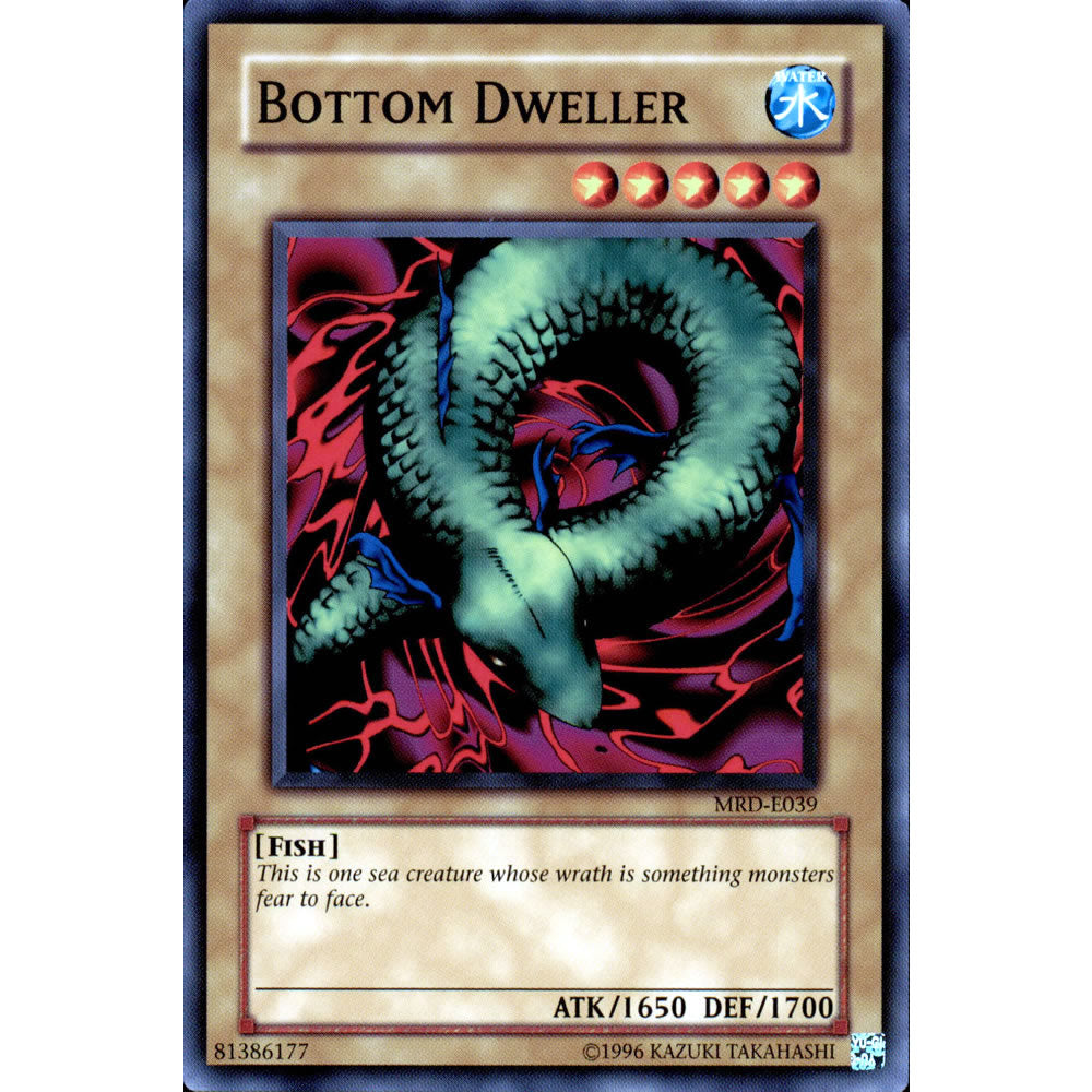 Bottom Dweller MRD-039 Yu-Gi-Oh! Card from the Metal Raiders Set
