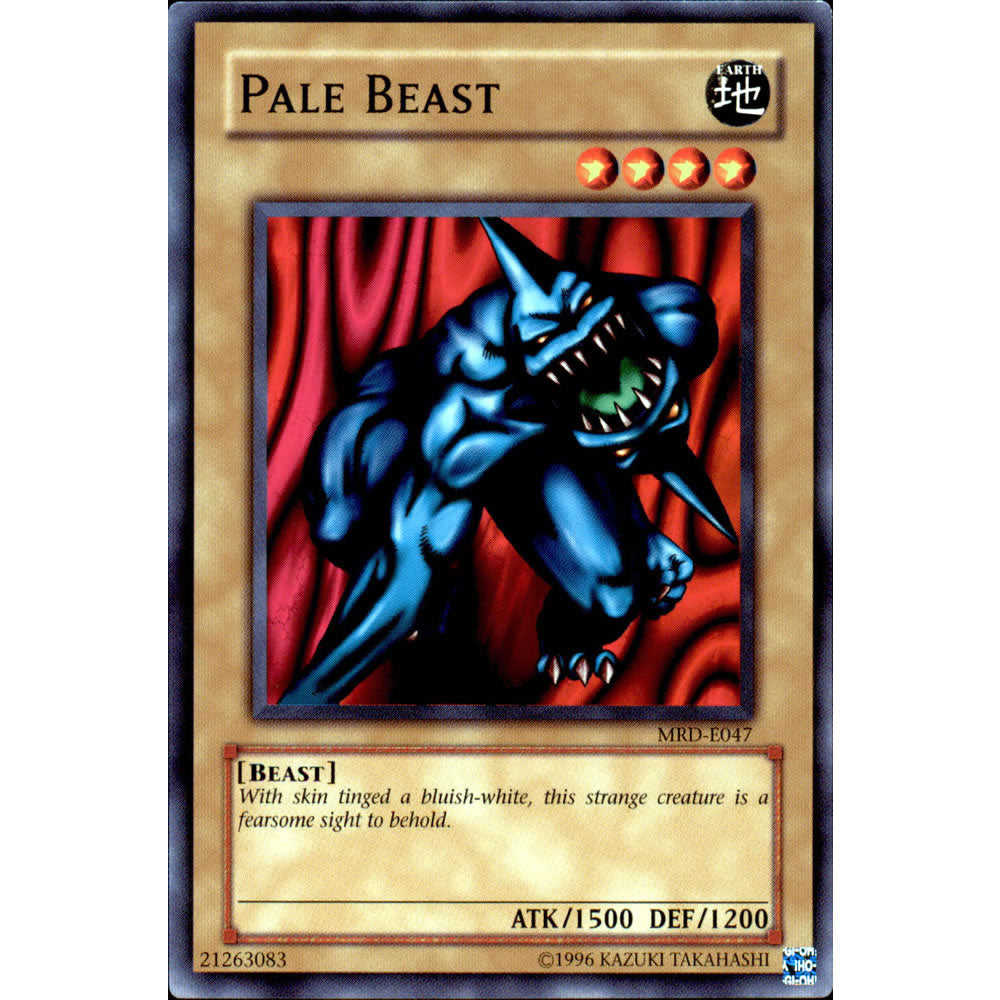 Pale Beast MRD-047 Yu-Gi-Oh! Card from the Metal Raiders Set