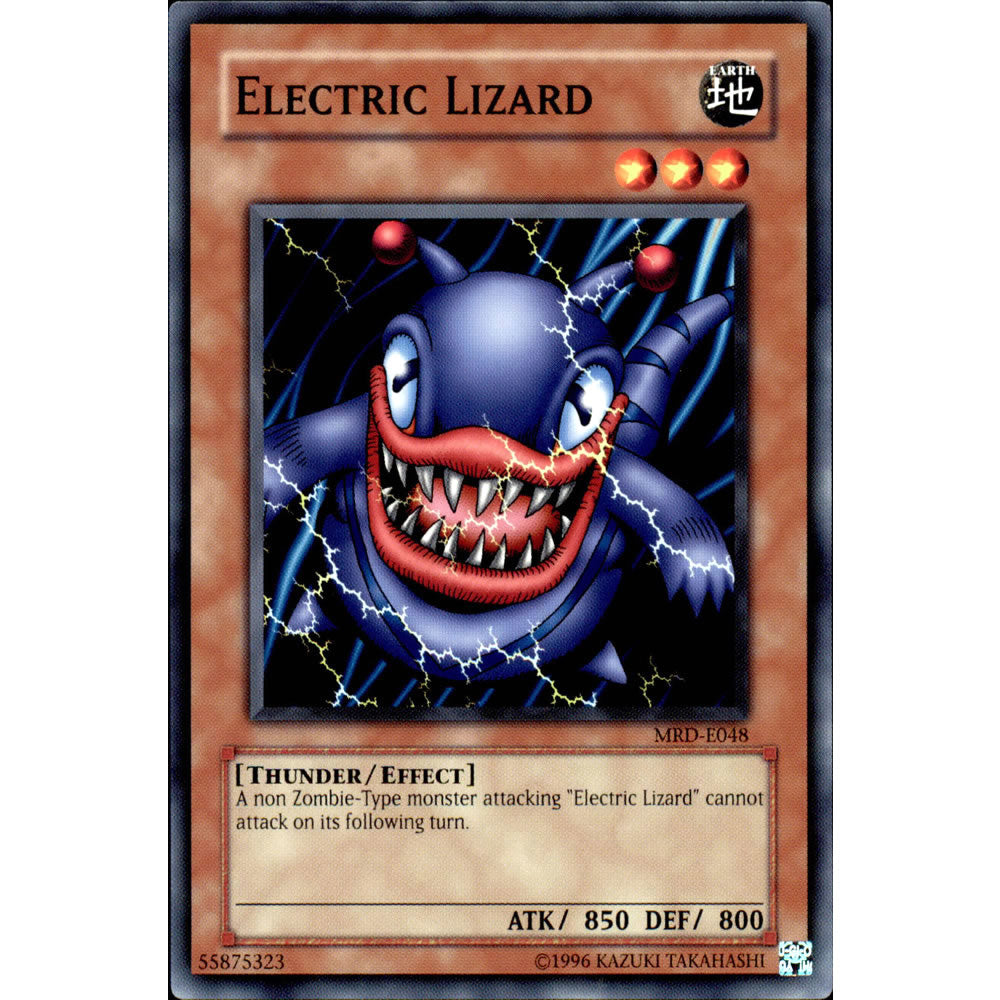 Electric Lizard MRD-048 Yu-Gi-Oh! Card from the Metal Raiders Set