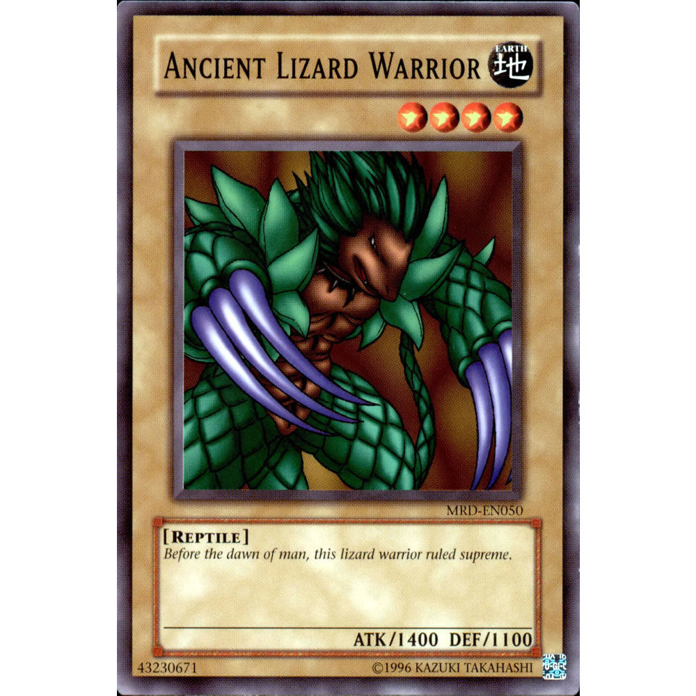 Ancient Lizard Warrior MRD-050 Yu-Gi-Oh! Card from the Metal Raiders Set