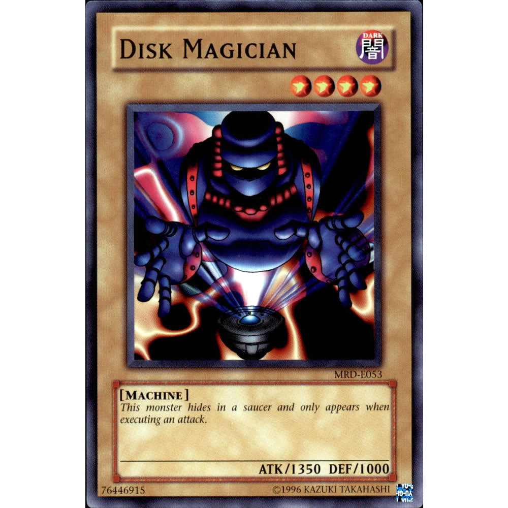Disk Magician MRD-053 Yu-Gi-Oh! Card from the Metal Raiders Set