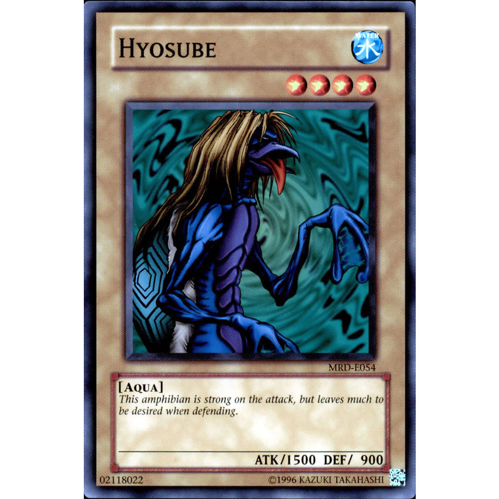 Hyosube MRD-054 Yu-Gi-Oh! Card from the Metal Raiders Set