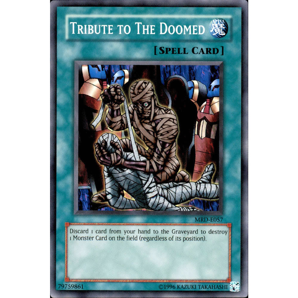Tribute to the Doomed MRD-057 Yu-Gi-Oh! Card from the Metal Raiders Set