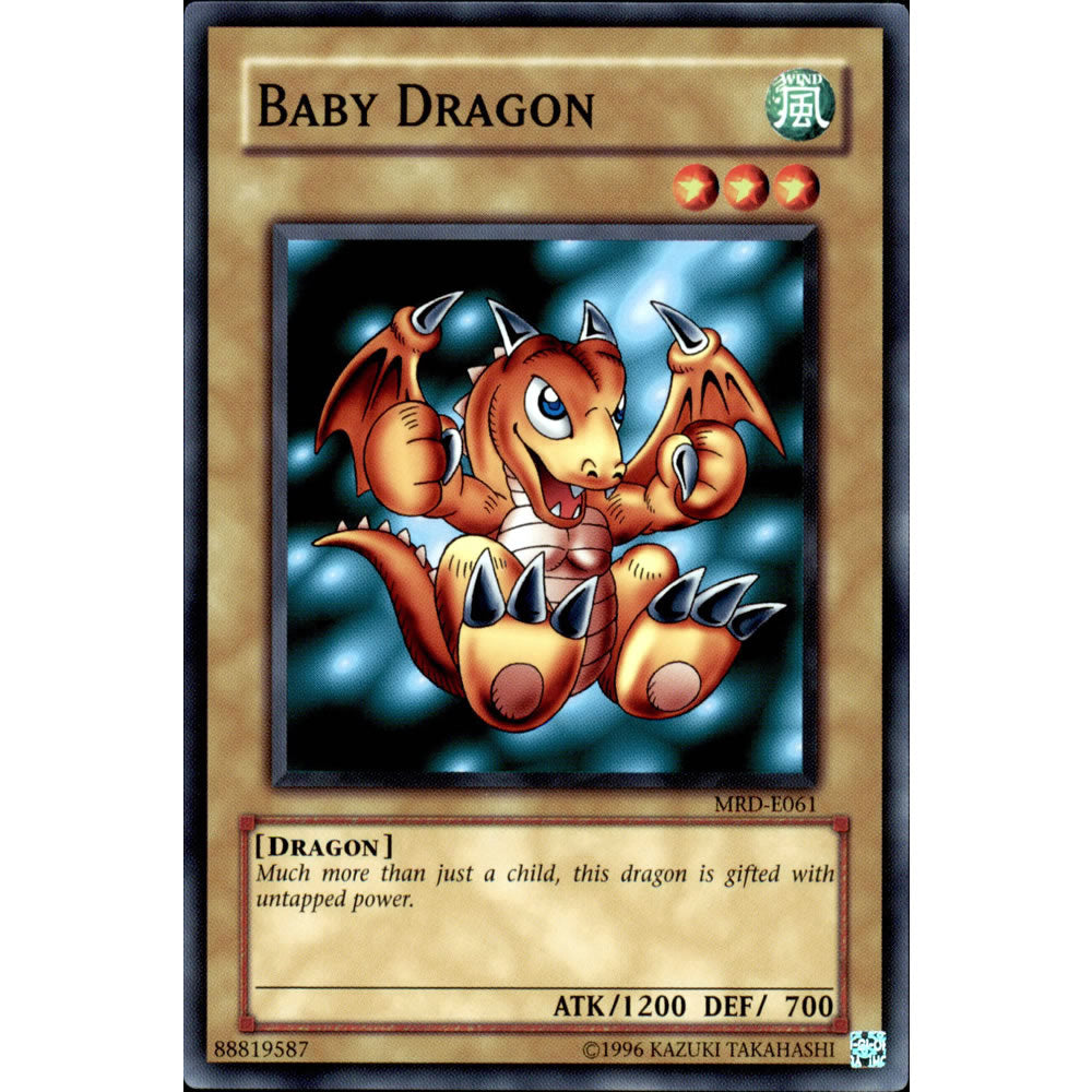 Baby Dragon MRD-061 Yu-Gi-Oh! Card from the Metal Raiders Set