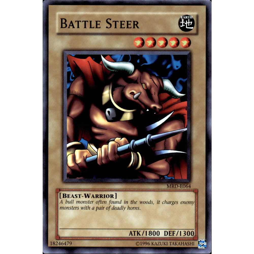 Battle Steer MRD-064 Yu-Gi-Oh! Card from the Metal Raiders Set