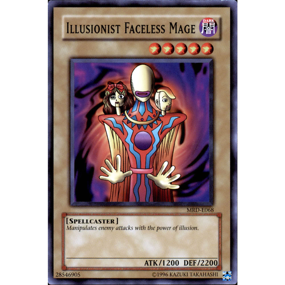 Illusionist Faceless Mage MRD-068 Yu-Gi-Oh! Card from the Metal Raiders Set