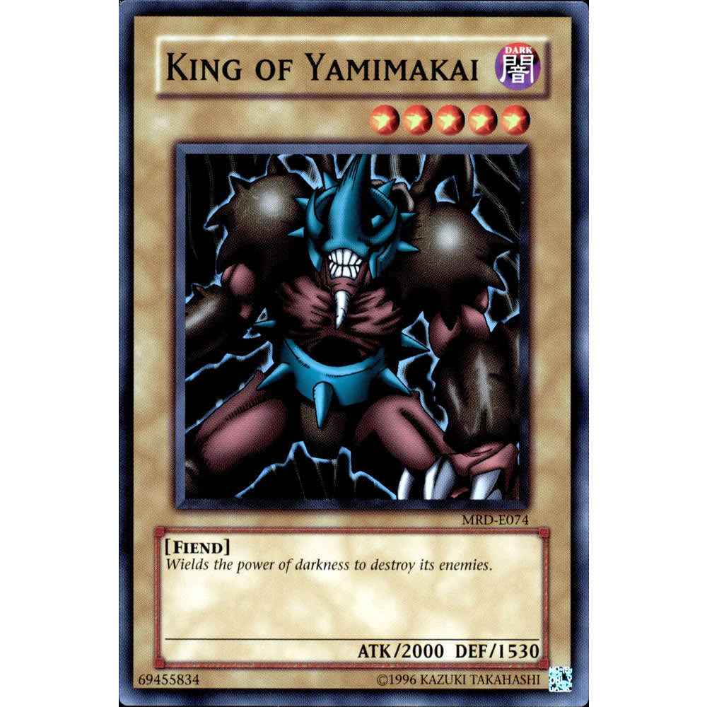 King of Yamimakai MRD-074 Yu-Gi-Oh! Card from the Metal Raiders Set