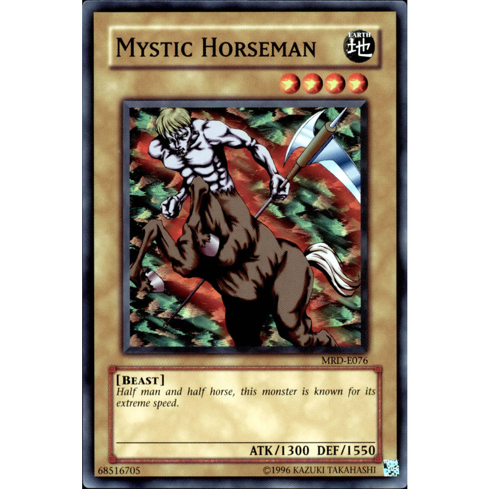 Mystic Horseman MRD-076 Yu-Gi-Oh! Card from the Metal Raiders Set