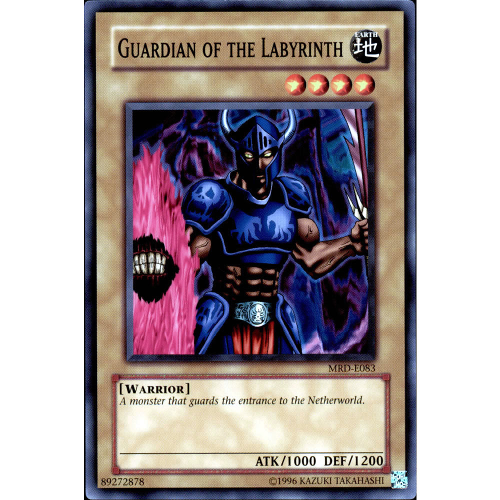 Guardian of the Labyrinth MRD-083 Yu-Gi-Oh! Card from the Metal Raiders Set