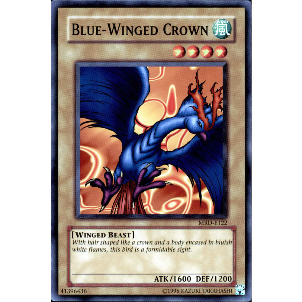 Blue-Winged Crown MRD-122 Yu-Gi-Oh! Card from the Metal Raiders Set