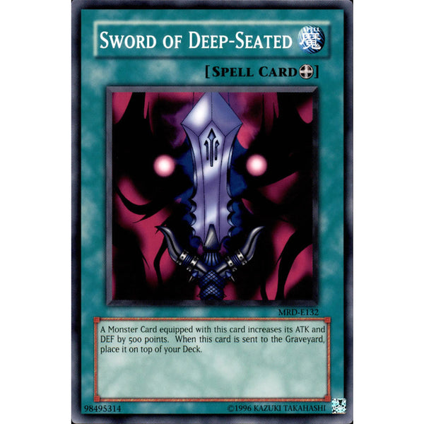 Yu-Gi-Oh! Sword Of Deep-Seated Card – MRD-132 Common From Metal Raiders Set! - View #4