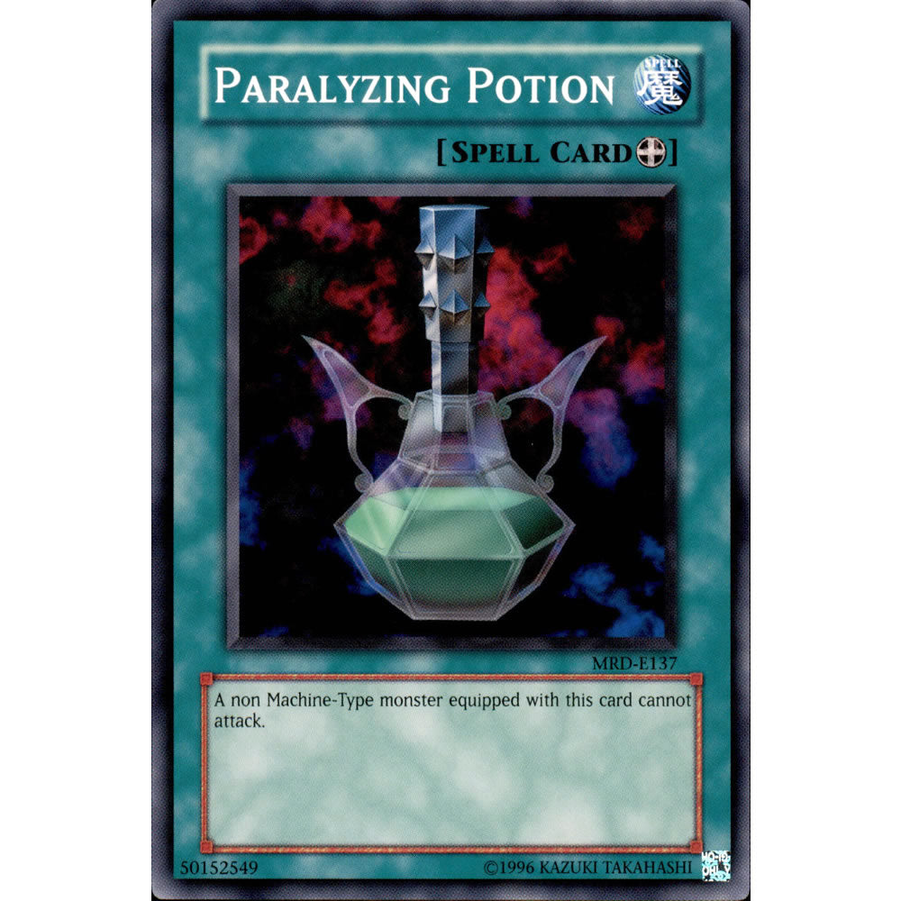 Paralyzing Potion MRD-137 Yu-Gi-Oh! Card from the Metal Raiders Set