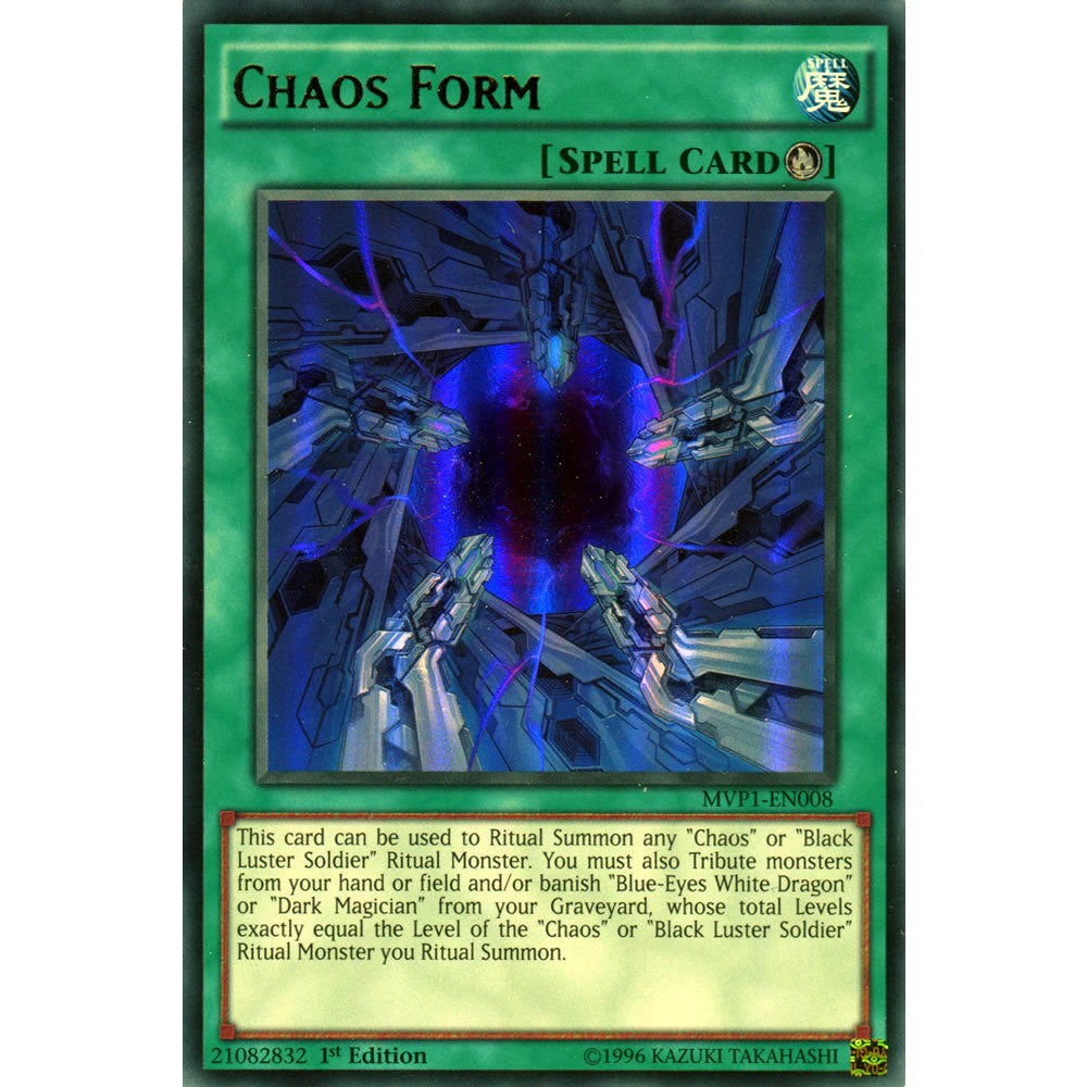 Chaos Form MVP1-EN008 Yu-Gi-Oh! Card from the The Dark Side of Dimensions Movie Pack Set