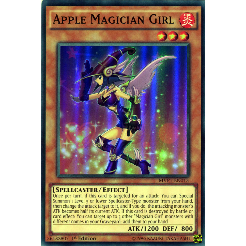Apple Magician Girl MVP1-EN015 Yu-Gi-Oh! Card from the The Dark Side of Dimensions Movie Pack Set