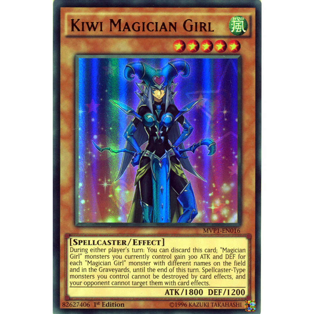 Kiwi Magician Girl MVP1-EN016 Yu-Gi-Oh! Card from the The Dark Side of Dimensions Movie Pack Set