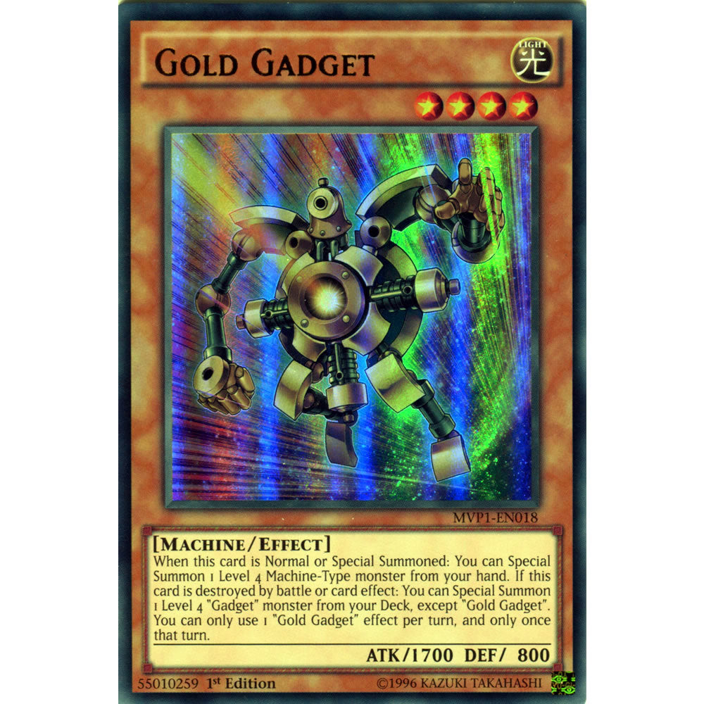 Gold Gadget MVP1-EN018 Yu-Gi-Oh! Card from the The Dark Side of Dimensions Movie Pack Set