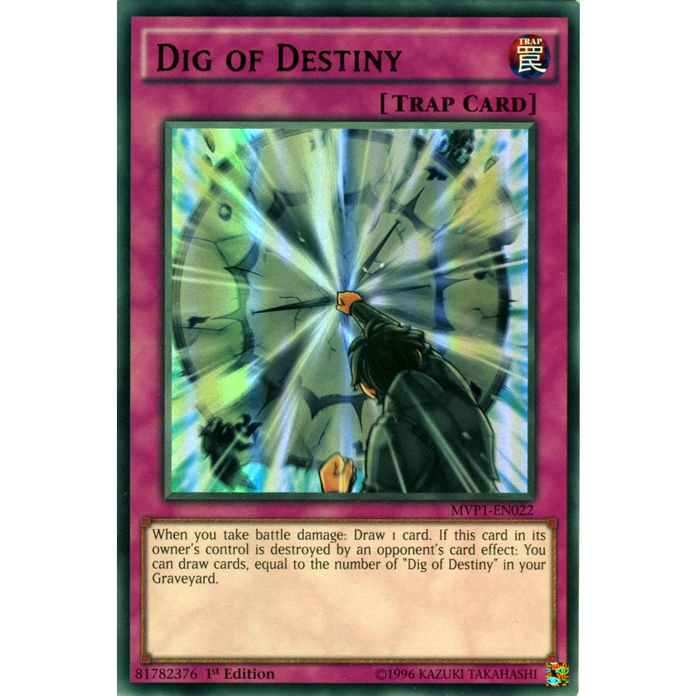 Dig of Destiny MVP1-EN022 Yu-Gi-Oh! Card from the The Dark Side of Dimensions Movie Pack Set