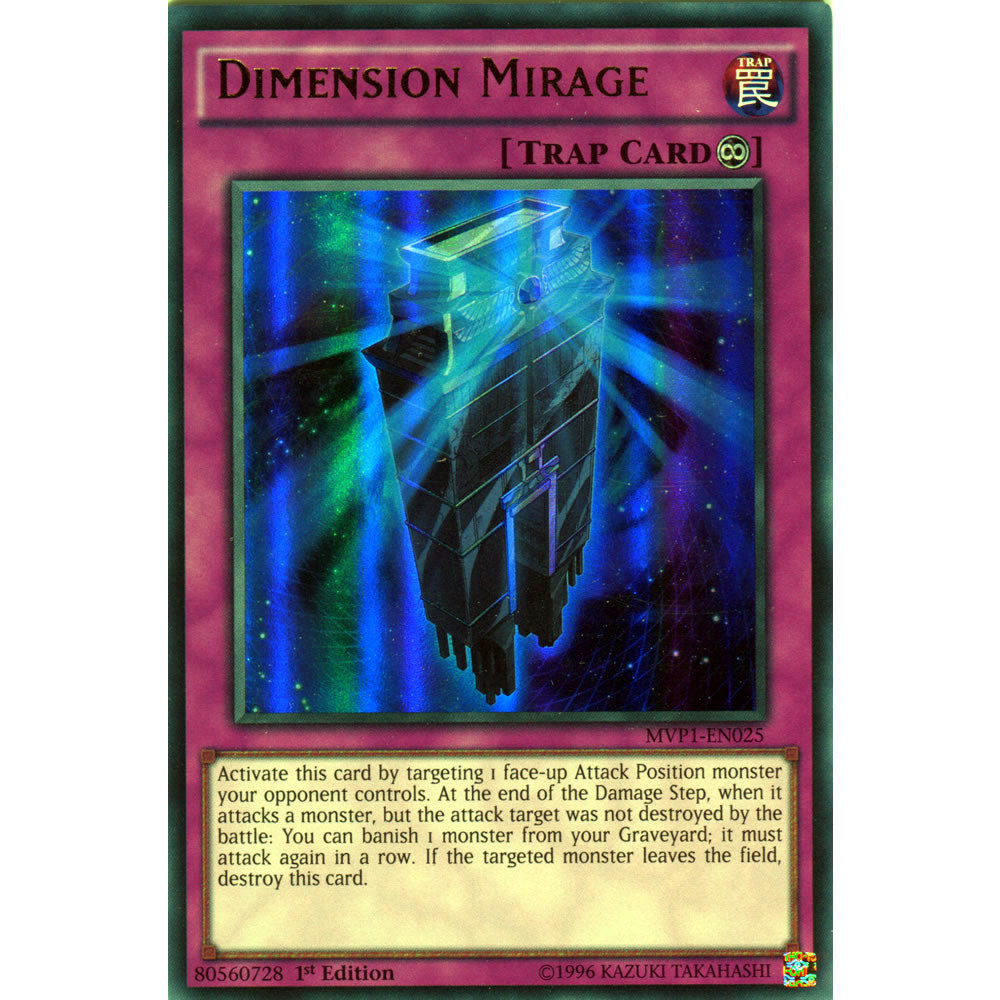 Dimension Mirage MVP1-EN025 Yu-Gi-Oh! Card from the The Dark Side of Dimensions Movie Pack Set
