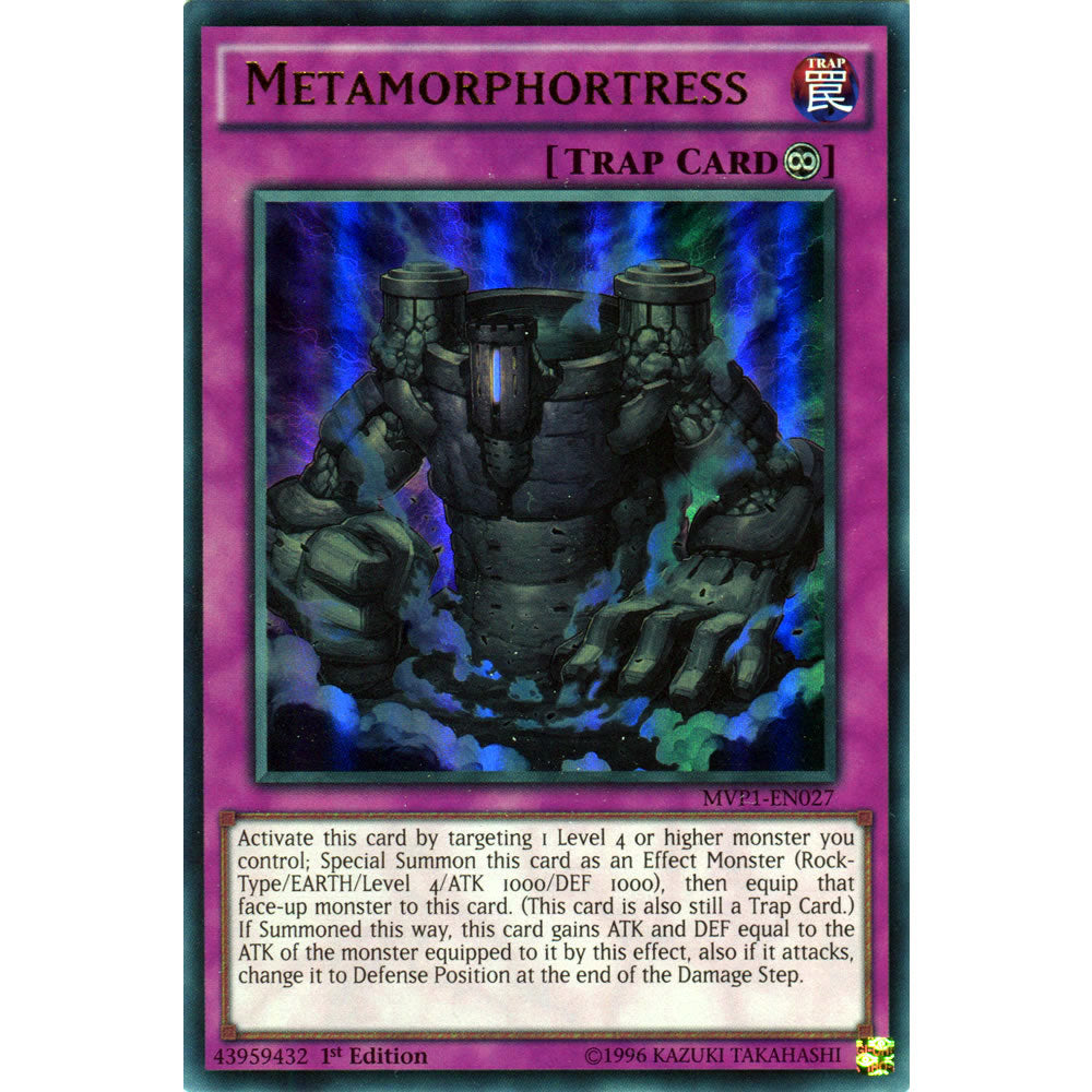 Metamorphortress MVP1-EN027 Yu-Gi-Oh! Card from the The Dark Side of Dimensions Movie Pack Set