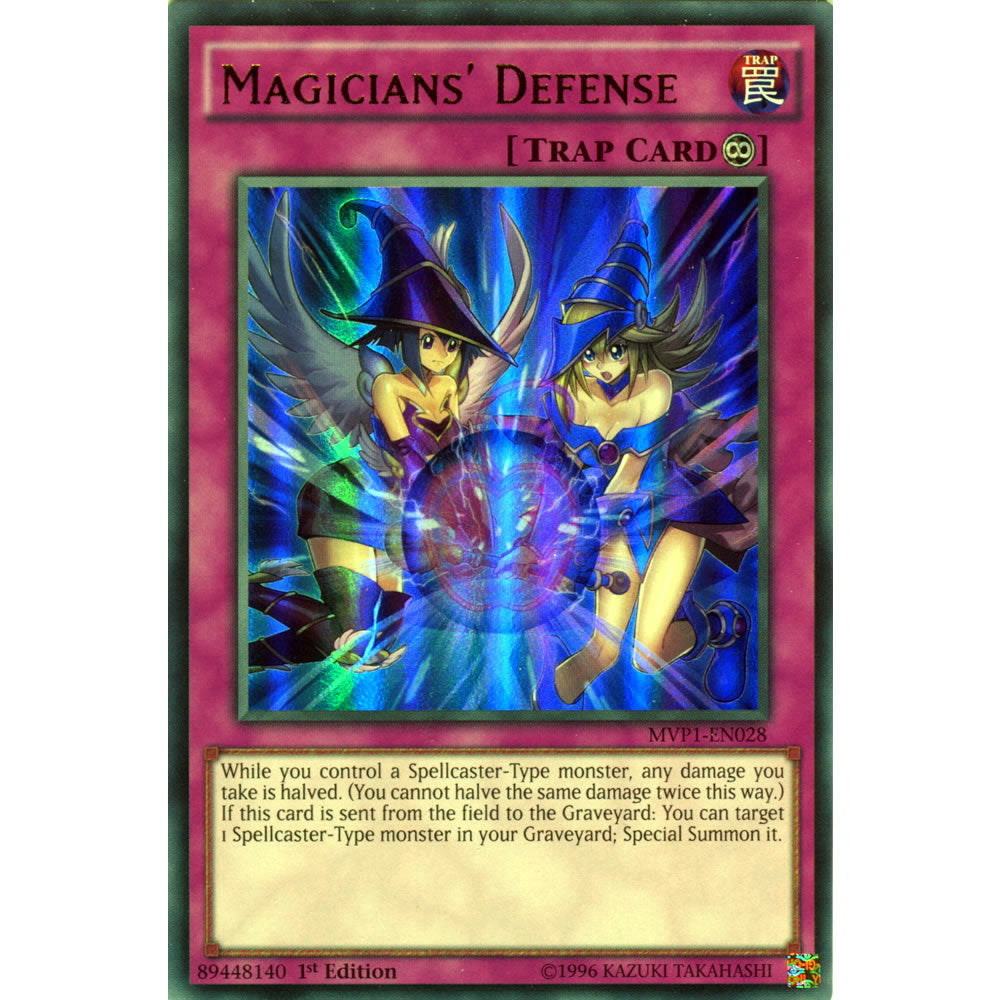 Magicians' Defense MVP1-EN028 Yu-Gi-Oh! Card from the The Dark Side of Dimensions Movie Pack Set