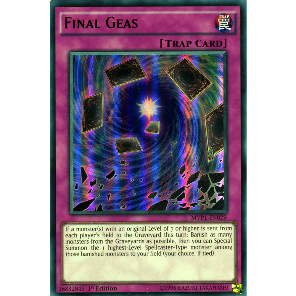 Final Geas MVP1-EN029 Yu-Gi-Oh! Card from the The Dark Side of Dimensions Movie Pack Set